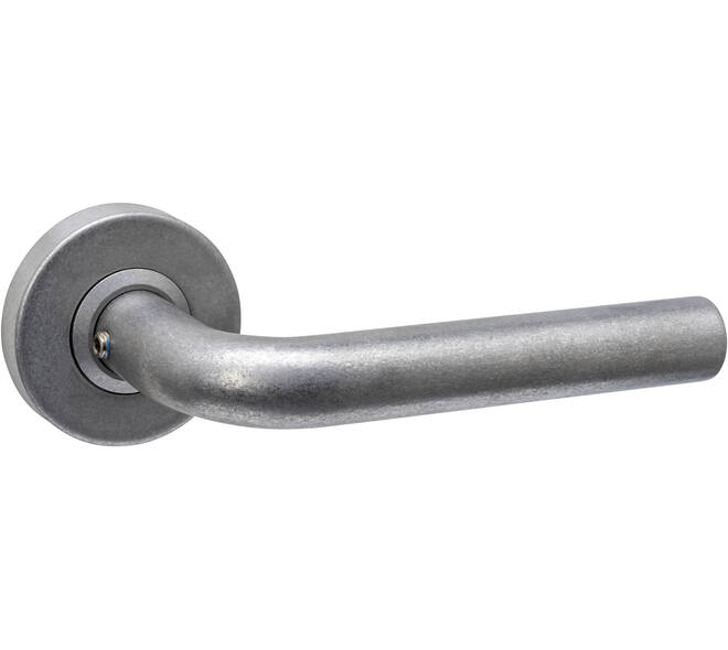 Gatdeel Luzern op rozet verdekt ø53x10mm rvs getrommeld