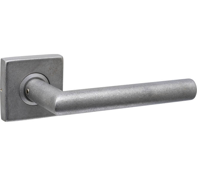 Gatdeel Jura op rozet verdekt 53x53x10mm rvs getrommeld