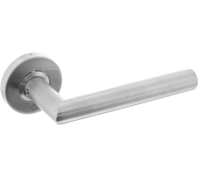 Deurkruk Jura op rozet verdekt ø53x10mm rvs