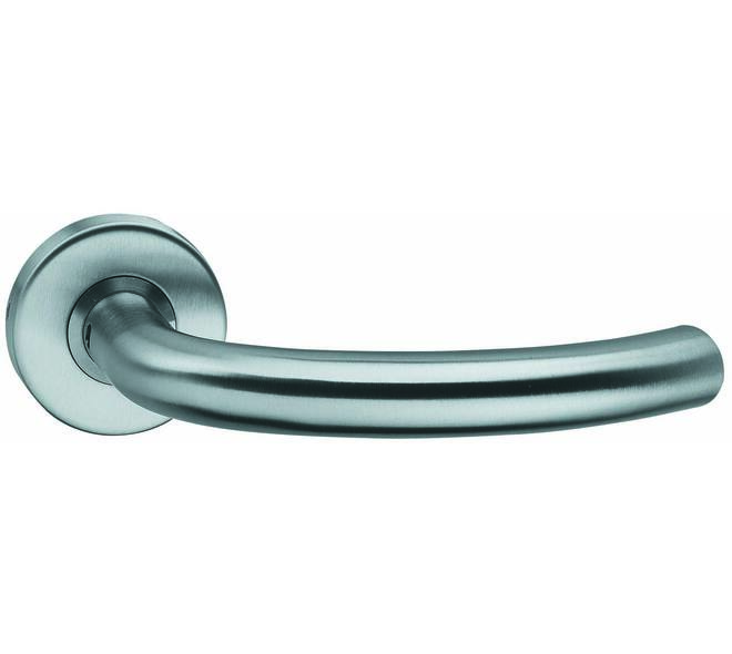 Gatdeel Half rond op rozet verdekt ø53x10mm rvs
