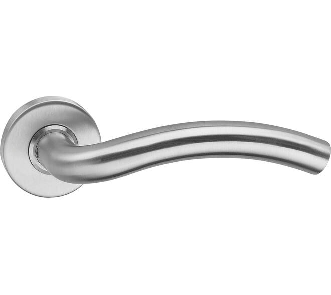 Gatdeel rechts Lisa op rozet verdekt ø53x10mm rvs