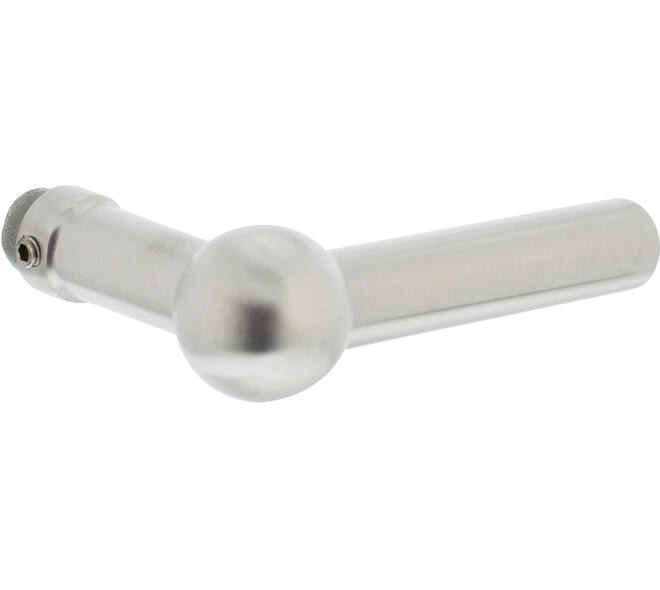 Deurkruk L/L bol rvs