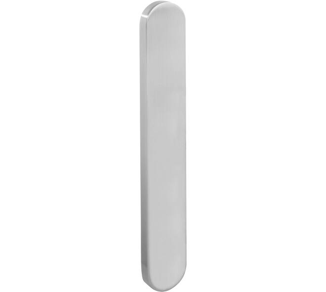 Schilden ovaal verdekt XL 278x40x10mm geheel blind rvs