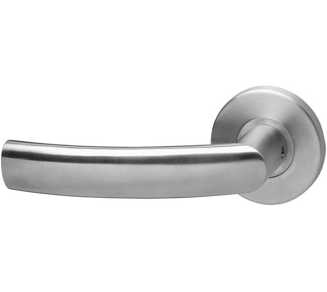Gatdeel links Blok op rozet verdekt ø55x8mm met nokken rvs