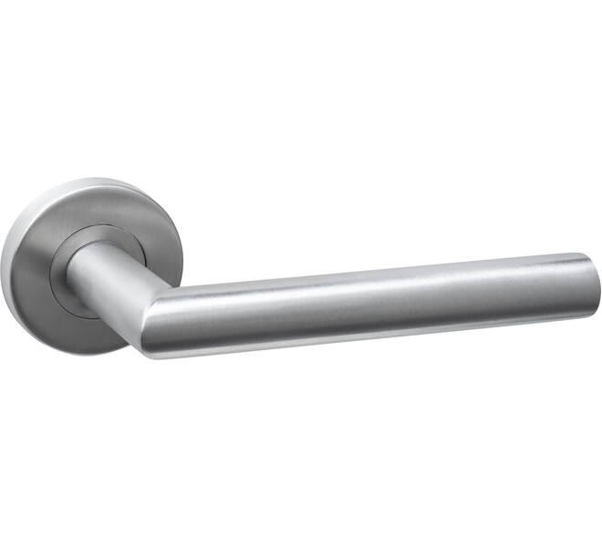 Deurkruk Jura basic op rozet verdekt ø53x10mm rvs