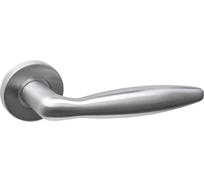 Deurkruk Jupiter basic op rozet verdekt ø53x10mm rvs