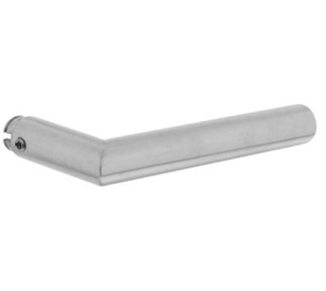 Deurkruk Jura met korte insert rvs