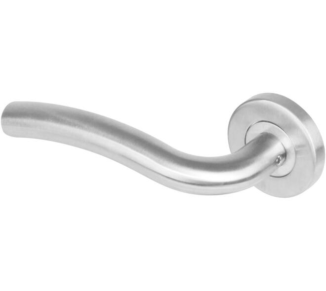 Gatdeel links Lisa op rozet verdekt ø53x8mm met nokken EN1906/4 rvs