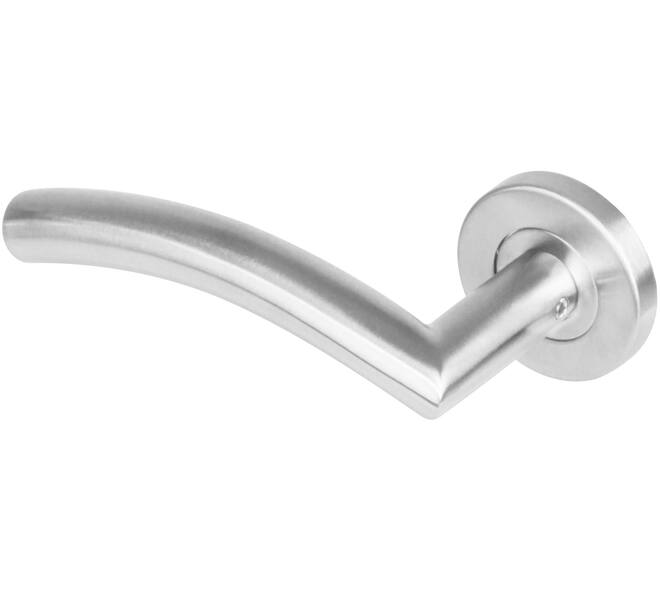 Gatdeel links Lisa/90° op rozet verdekt ø53x8mm met nokken EN1906/4 rvs