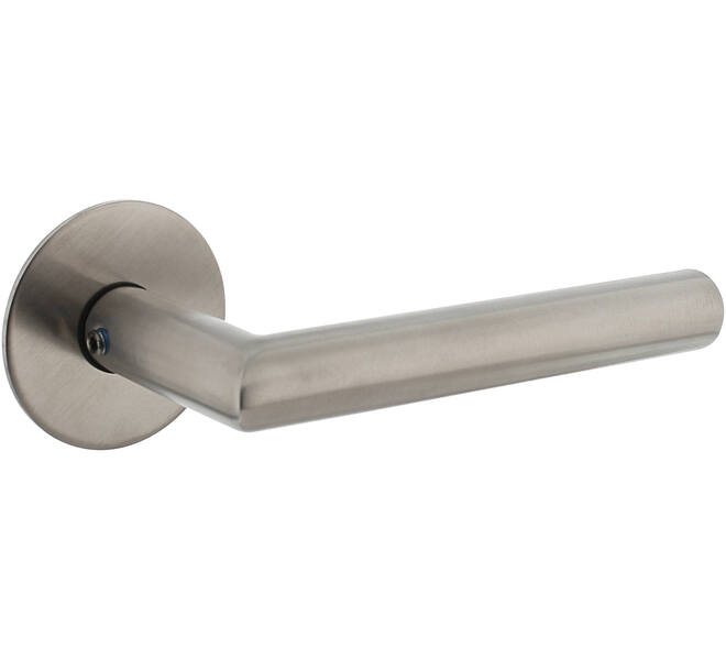 Deurkruk Jura met rozet zelfklevend ø55x2mm rvs