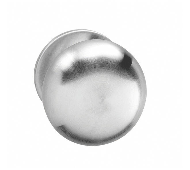 Knoprozet verdekt ø53x5mm met nokken en vaste knop paddenstoel rvs