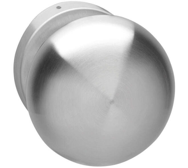 Knoprozet verdekt ø53x10mm met nokken en vaste knop paddenstoel rvs