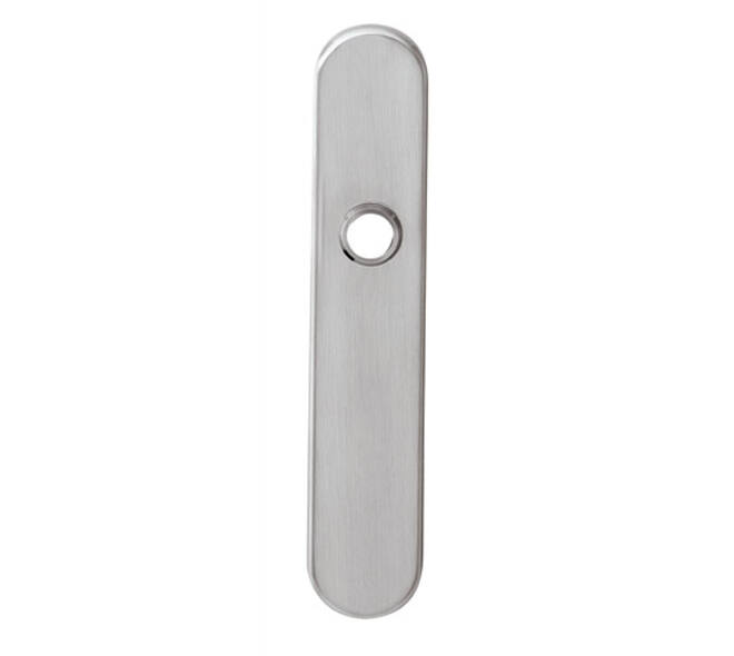 Schilden ovaal verdekt 220x42x8mm wc 63/8mm rvs