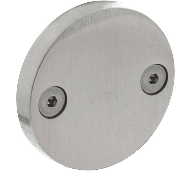 Afdekrozet ø55x8mm rvs