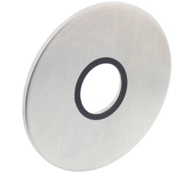 Rozetten zelfklevend ø55x2mm rvs