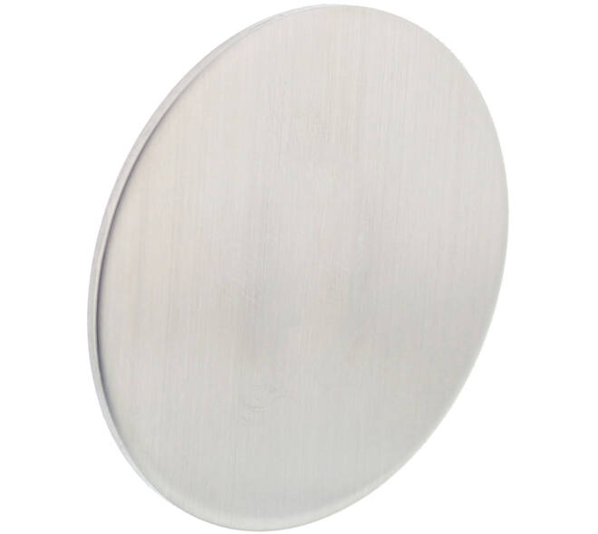 Afdekrozet zelfklevend ø55x2mm rvs