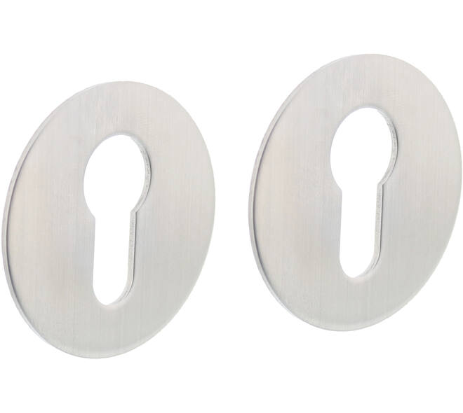 Cilinderrozetten zelfklevend ø55x2mm rvs