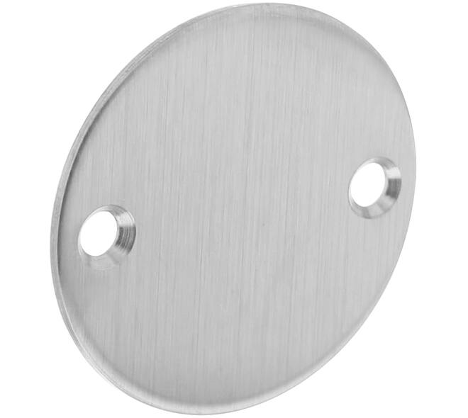 Afdekrozet Ø51x2mm rvs