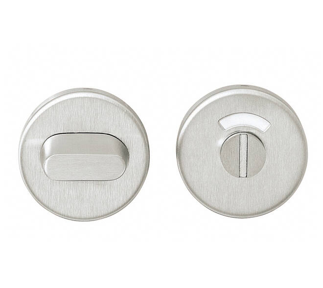 WC-sluiting verdekt ø53x10mm met stift 5x5mm rvs