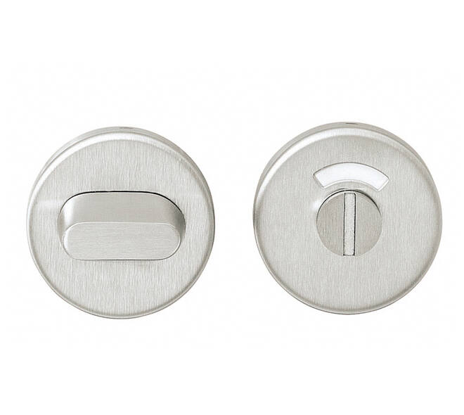 WC-sluiting verdekt ø53x10mm met stift 6x6mm rvs