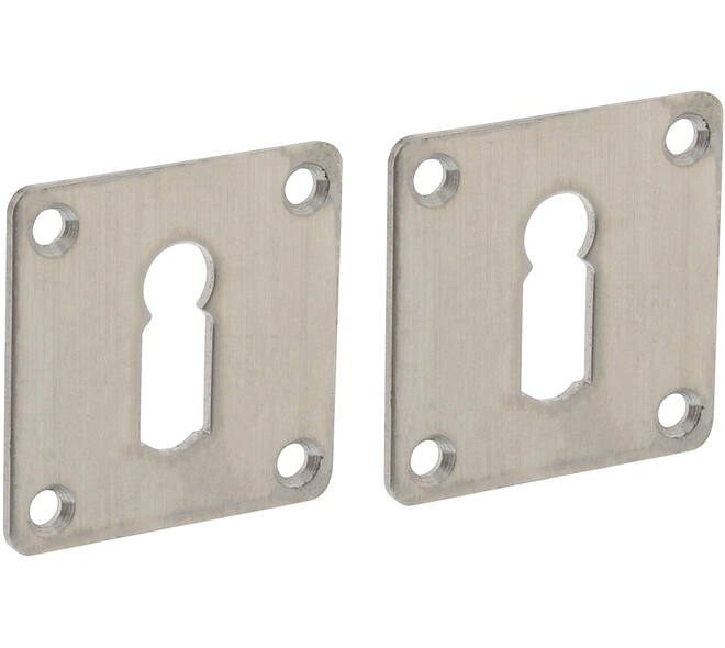 Sleutelrozetten 42x42x2mm rvs