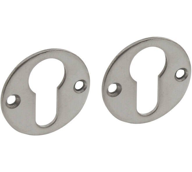 Cilinderrozetten ø42x2mm rvs
