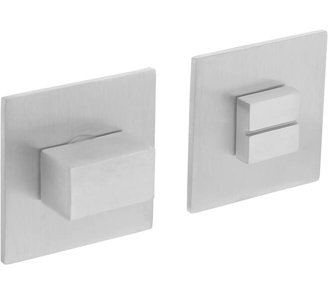 WC-sluiting verdekt met magneet 55x55x3mm met nokken en stift 8x8mm rvs