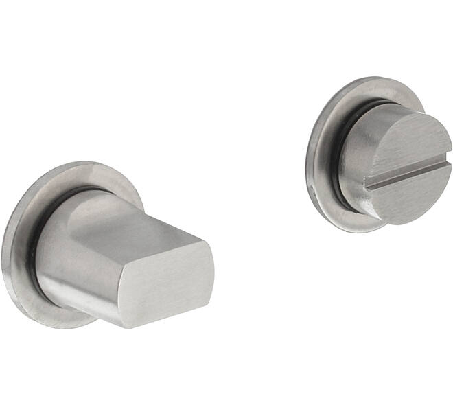 WC-sluiting zelfklevend ø30x3mm met stift 8x8mm rvs