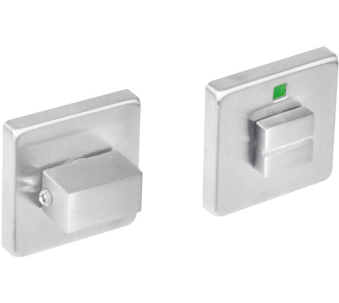 WC-sluiting verdekt 53x53x8mm met nokken en stift 8x8mm rvs