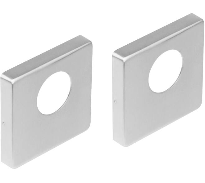 Rondcilinderrozetten verdekt 53x53x8mm met nokken rvs