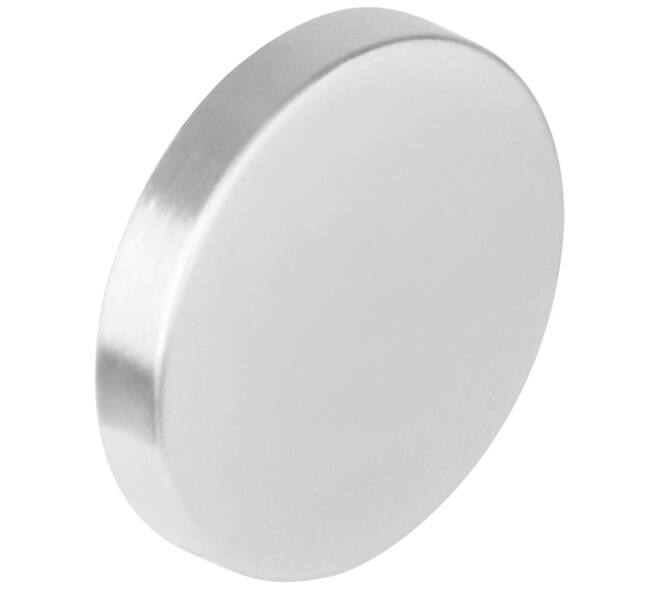 Afdekrozet verdekt ø53x8mm met nokken rvs