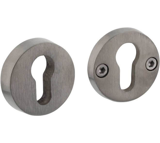 SKG3 veiligheidsrozetten rond ø52x12mm profielcilindergat rvs