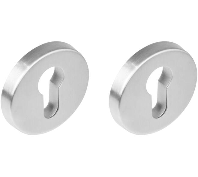 SKG3 veiligheidsrozetten rond verdekt basic ø54x9mm profielcilindergat rvs