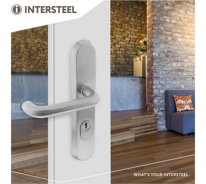 SKG3 veiligheidsbeslag ovaal 250x50mm kruk/kruk Rond met veerconstructie profielcilindergat 72mm met kerntrekbeveiliging rvs