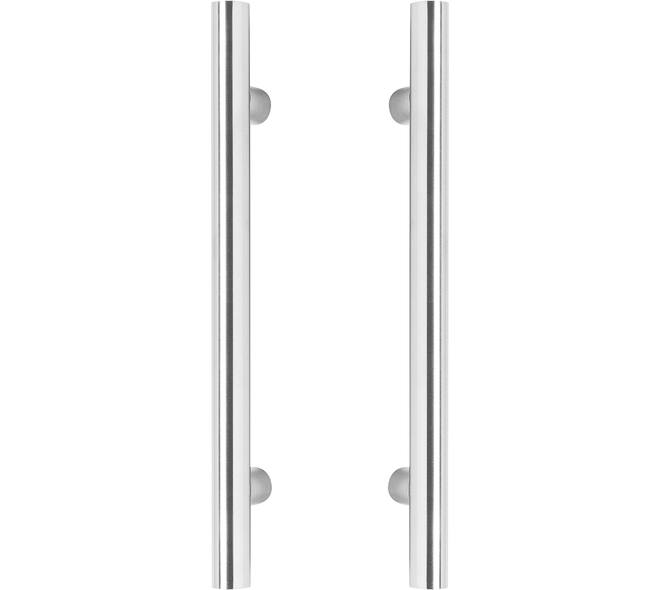 Deurgrepen T-vorm 300x65x20mm hart op hart 200mm rvs