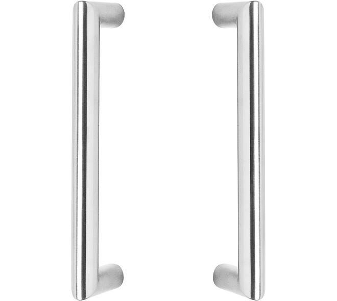 Deurgrepen Hoek 90° 220x65x20mm hart op hart 200mm rvs