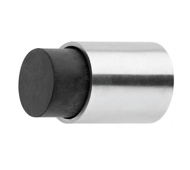 Deurstop ø22x33mm wandmontage rvs