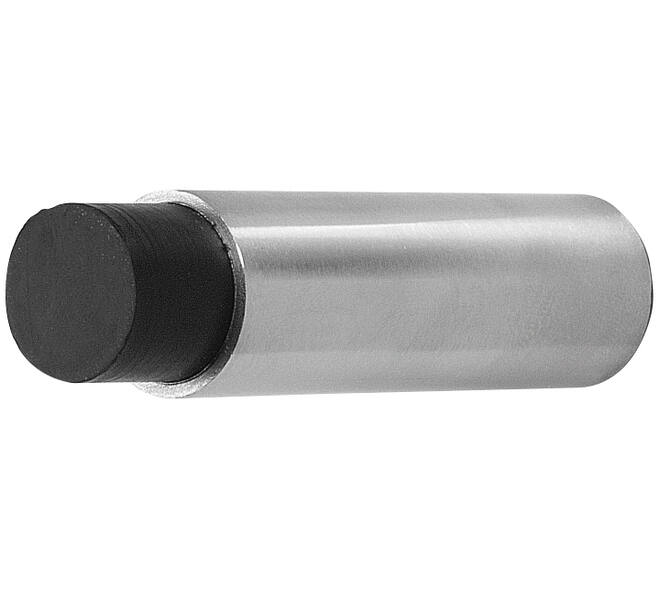 Deurstop ø22x80mm wandmontage rvs