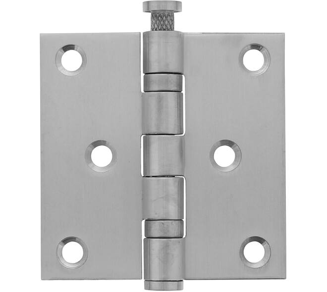 Kogellagerscharnier recht 3" (76x76x2,5mm) rvs