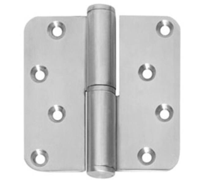 Kogelstiftpaumelle DIN rechts afgerond 3,5" (89x89x3mm) CE rvs