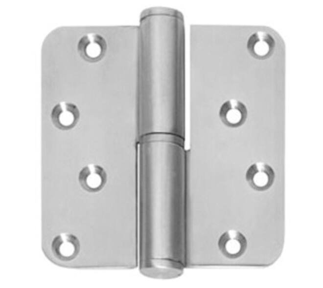 Kogelstiftpaumelle DIN links afgerond 3,5" (89x89x3mm) CE rvs
