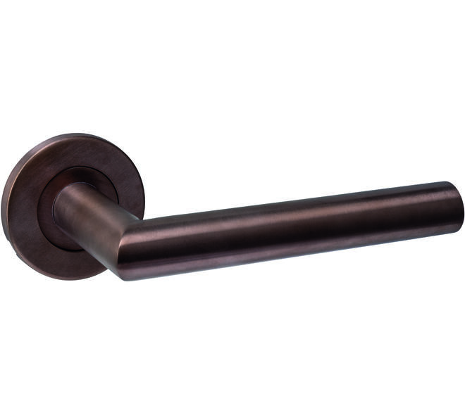Gatdeel rechts Q 01 op rozet verdekt ø52x6mm PVD brons
