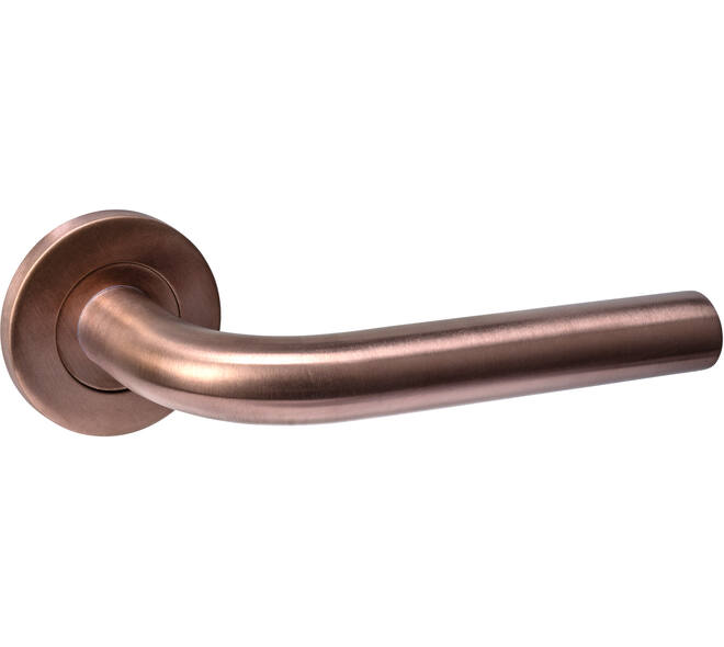 Gatdeel rechts Q 02 op rozet verdekt ø52x6mm PVD brons