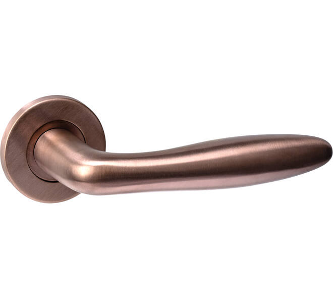Gatdeel rechts Q 03 op rozet verdekt ø52x6mm PVD brons