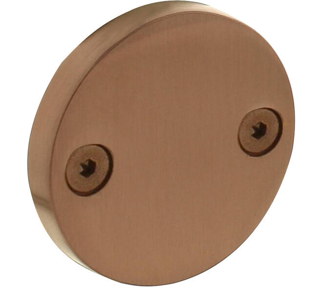 Afdekrozet ø55x8mm PVD koper mat