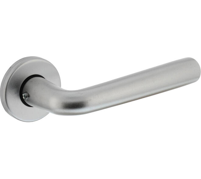 Deurkruk Conisch met rozet verdekt ø50x7mm met nokken aluminium F1