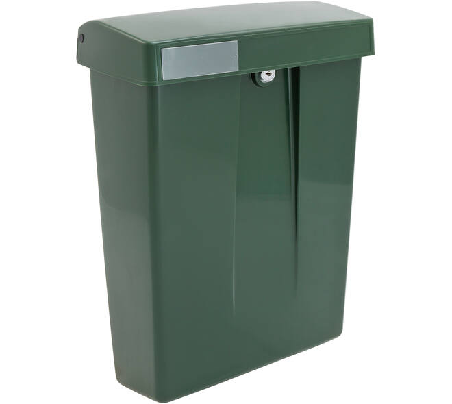 Postkast SUMMUS kunststof met slot (2 sleutels) groen RAL 6009