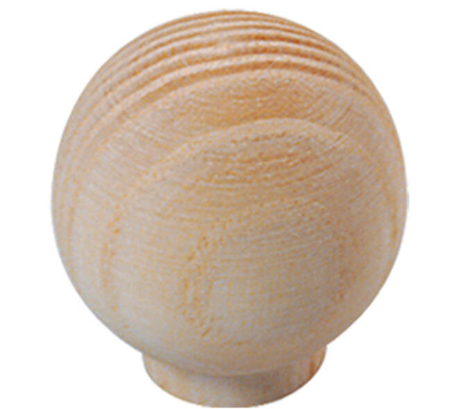 Meubelknop bolrond ø18/35mm essenhout