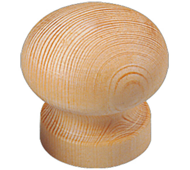 Meubelknop ø40mm grenenhout