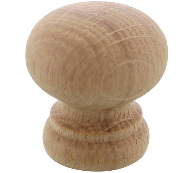 Meubelknop paddenstoel ø30mm eikenhout